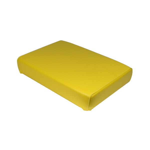 Bottom Cushion, Wood Base, 20.625" x 14.625", YLW 22" x15.5" x3.5"